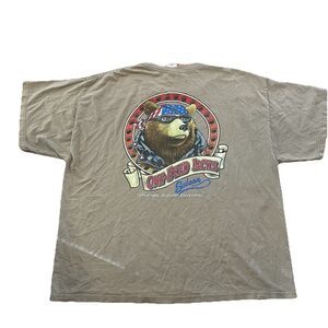 VTG One-Eyed Jack's Saloon Men's T-Shirt- Grizl;y Bear Logo- Size XXL